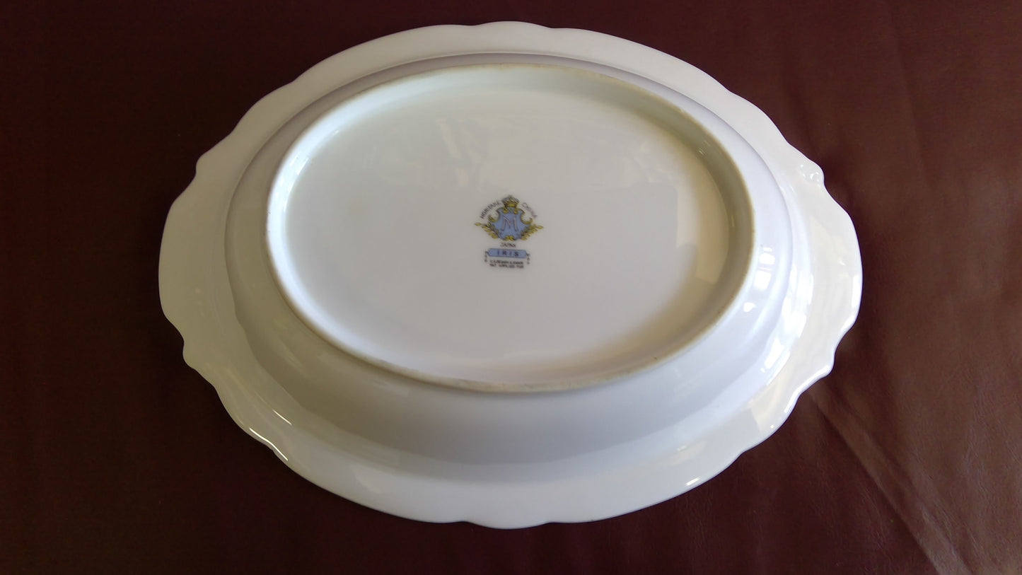 (3 pcs) Serving Platters and Bowl Noritake Iris