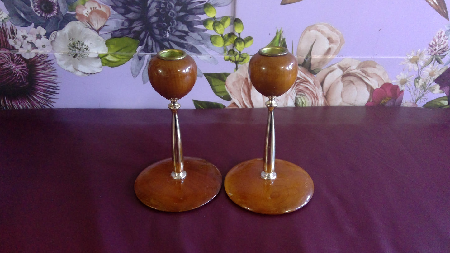 2pc Vintage Candle Holders