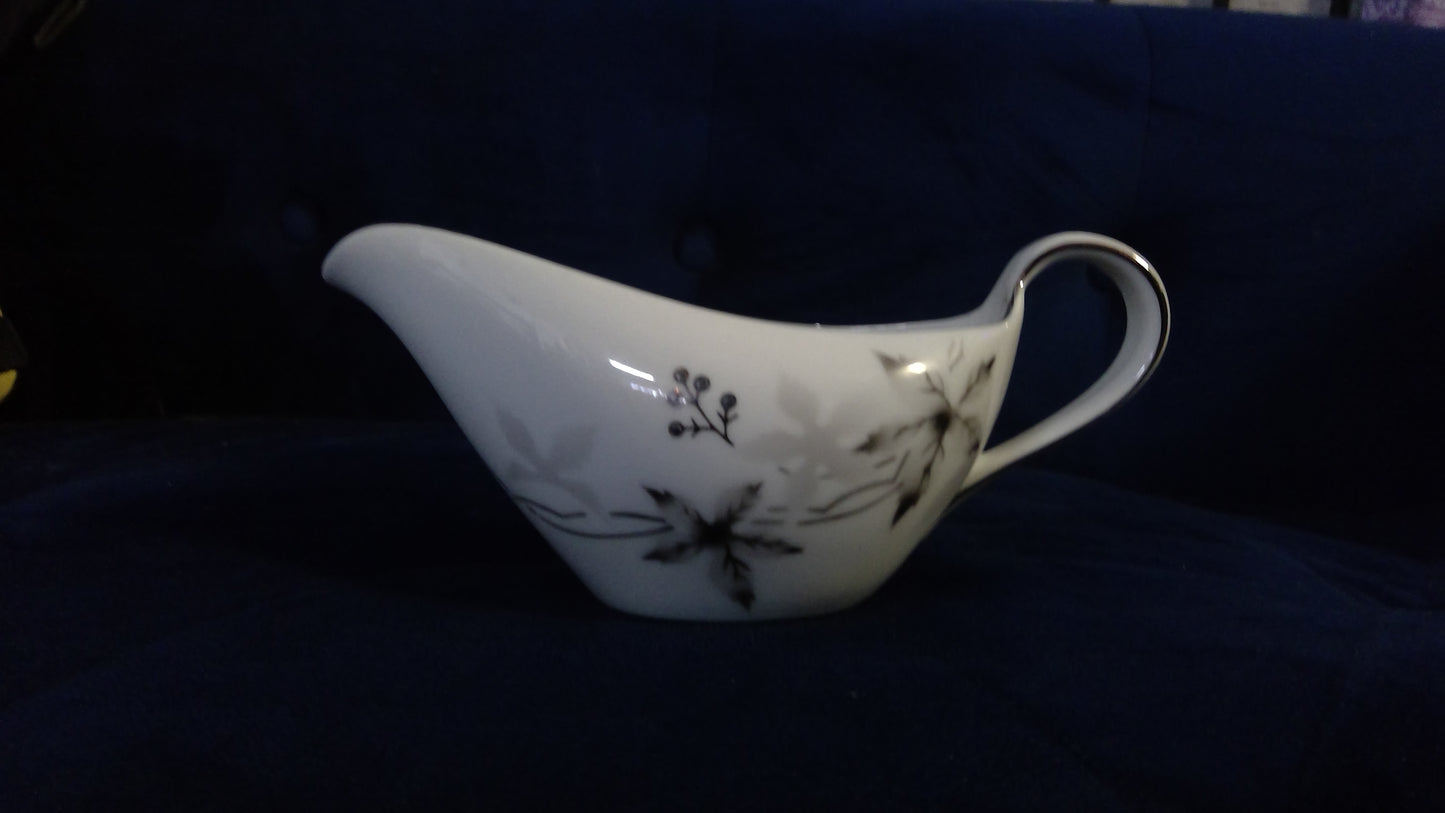 Black and White floral Small Creamer