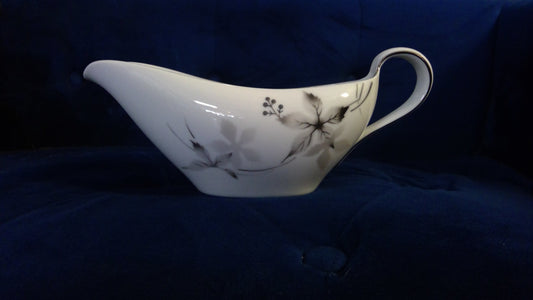 Black and White Floral Large Creamer