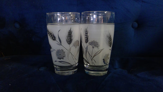 4pcs Libby Silver Water Cups