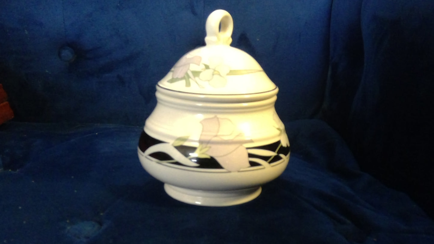 Lavender Iris Sugar Bowl