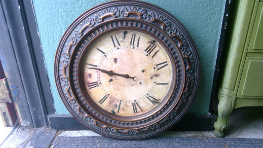 Fake Metal Wall Clock