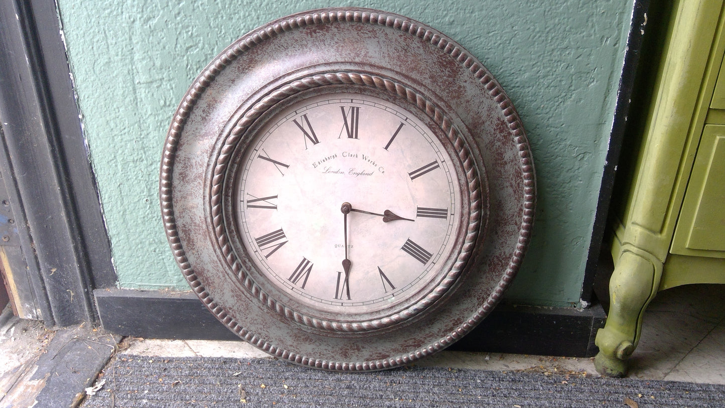 Rustic/Distressed style clock
