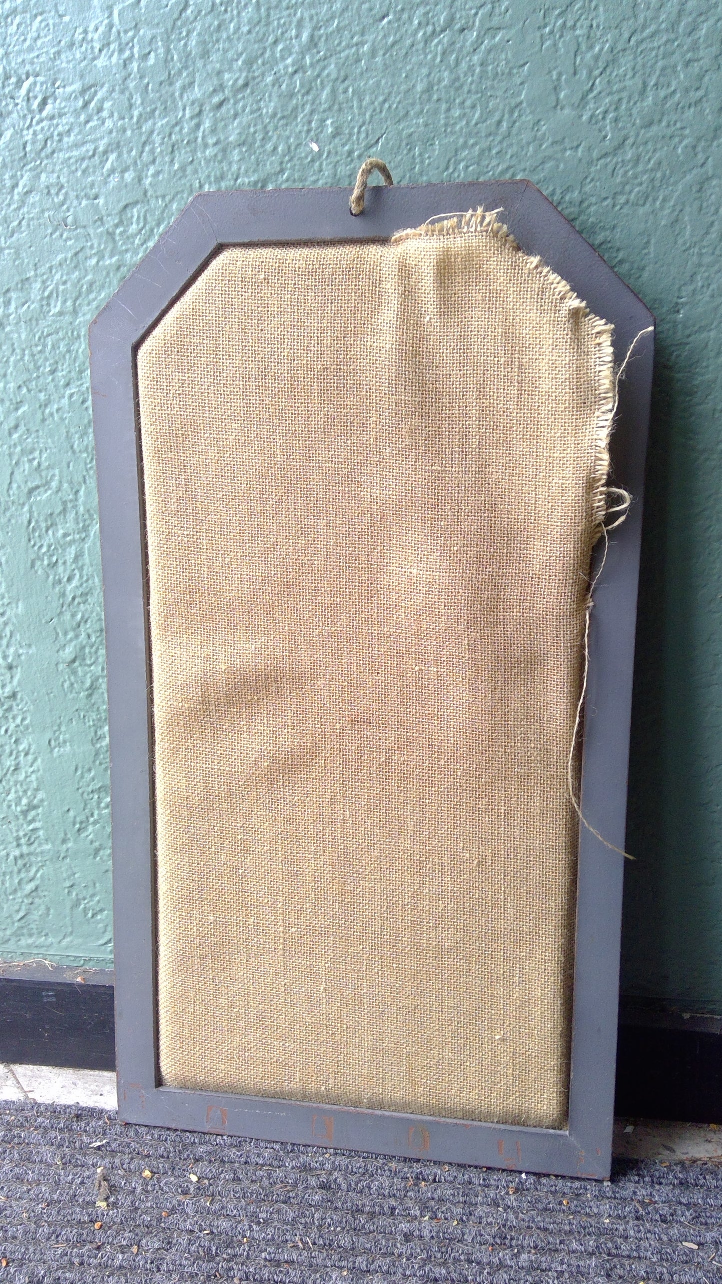 Burlap Cork Board
