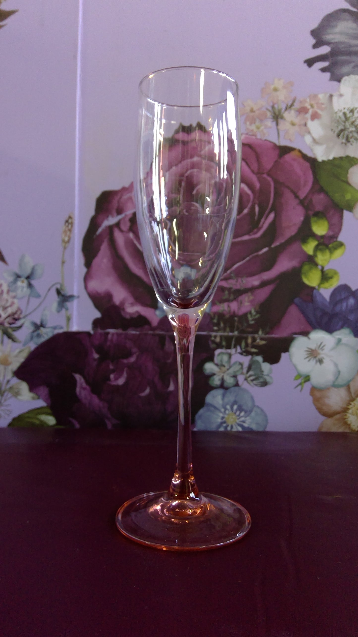 Rose Champagne Flute