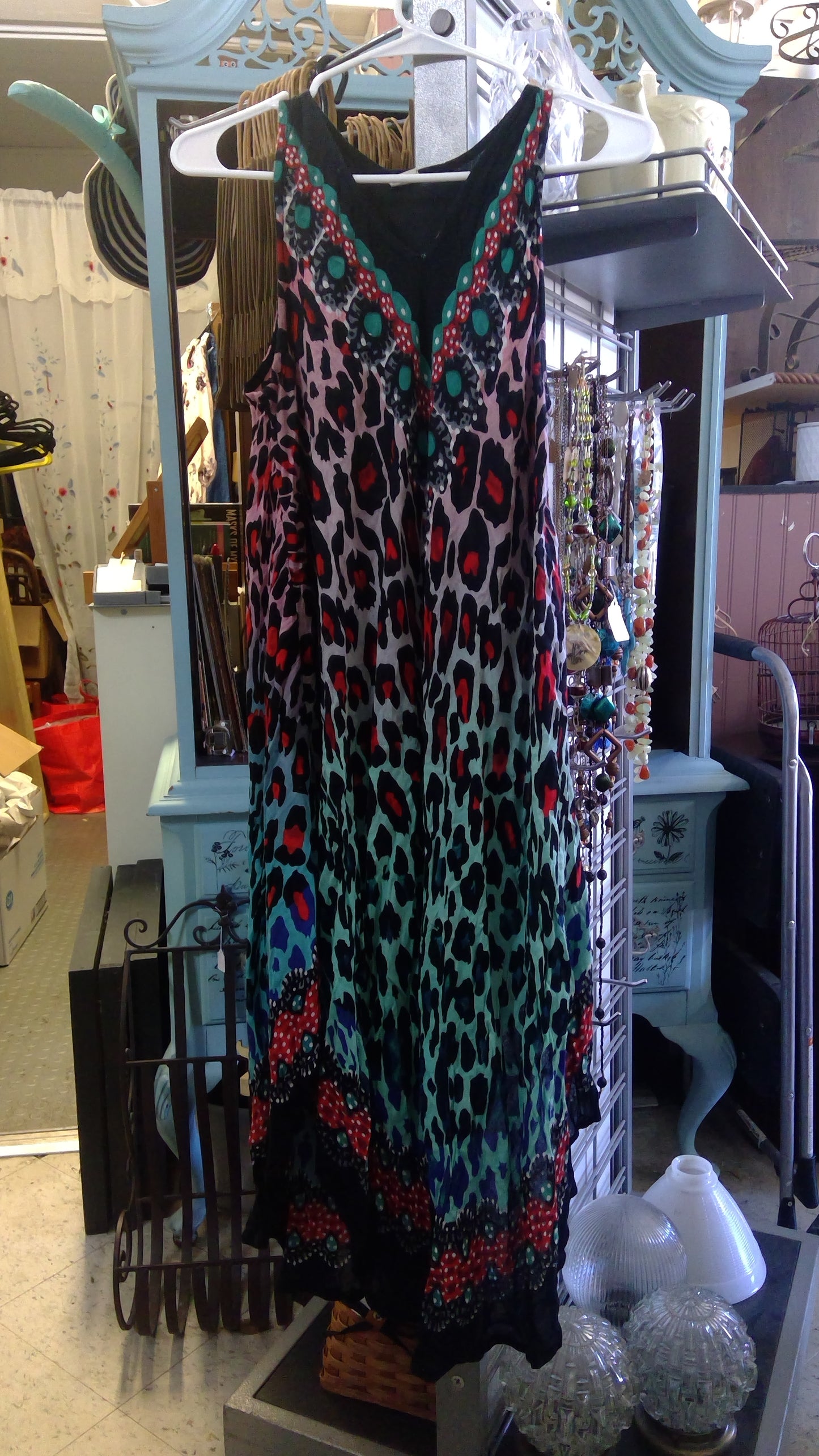Leopard Print Bohemian Dresses