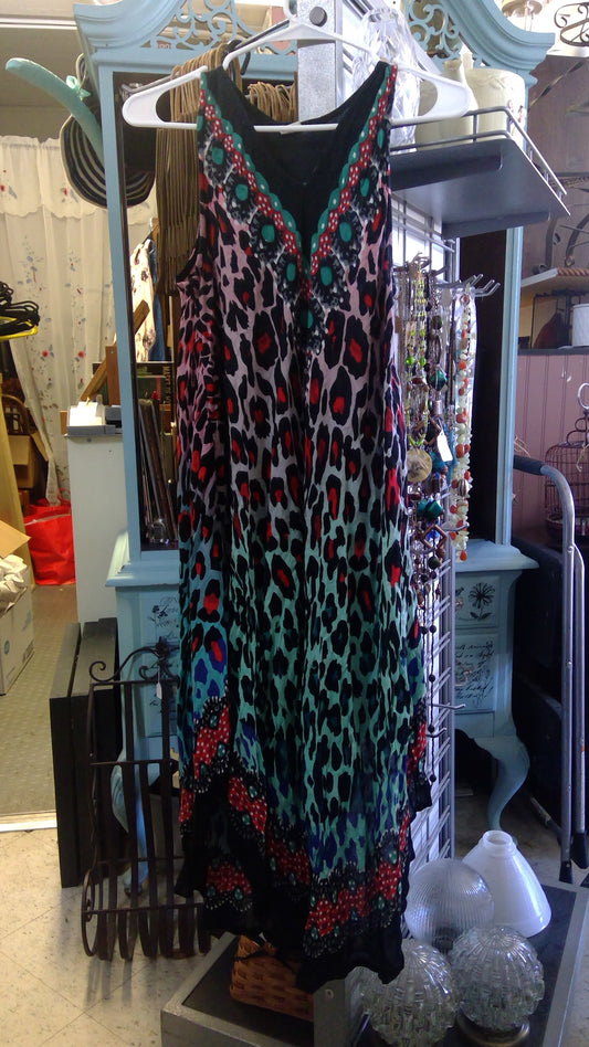Leopard Print Bohemian Dresses