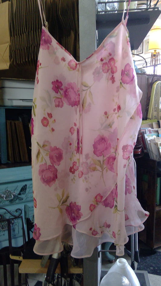 Pink Sheer Night gown