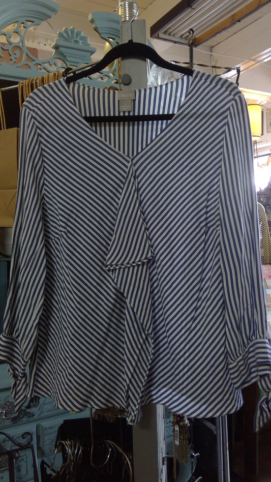 Blue stripped Blouse