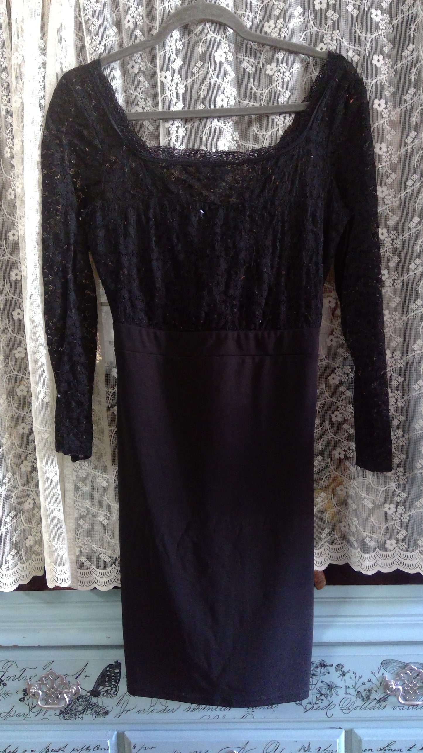 Black Lace top Dress