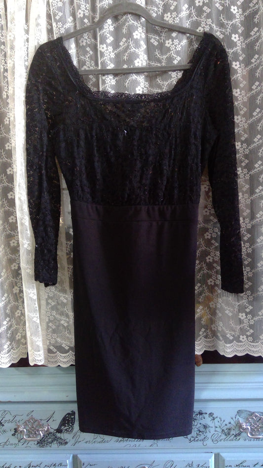 Black Lace top Dress