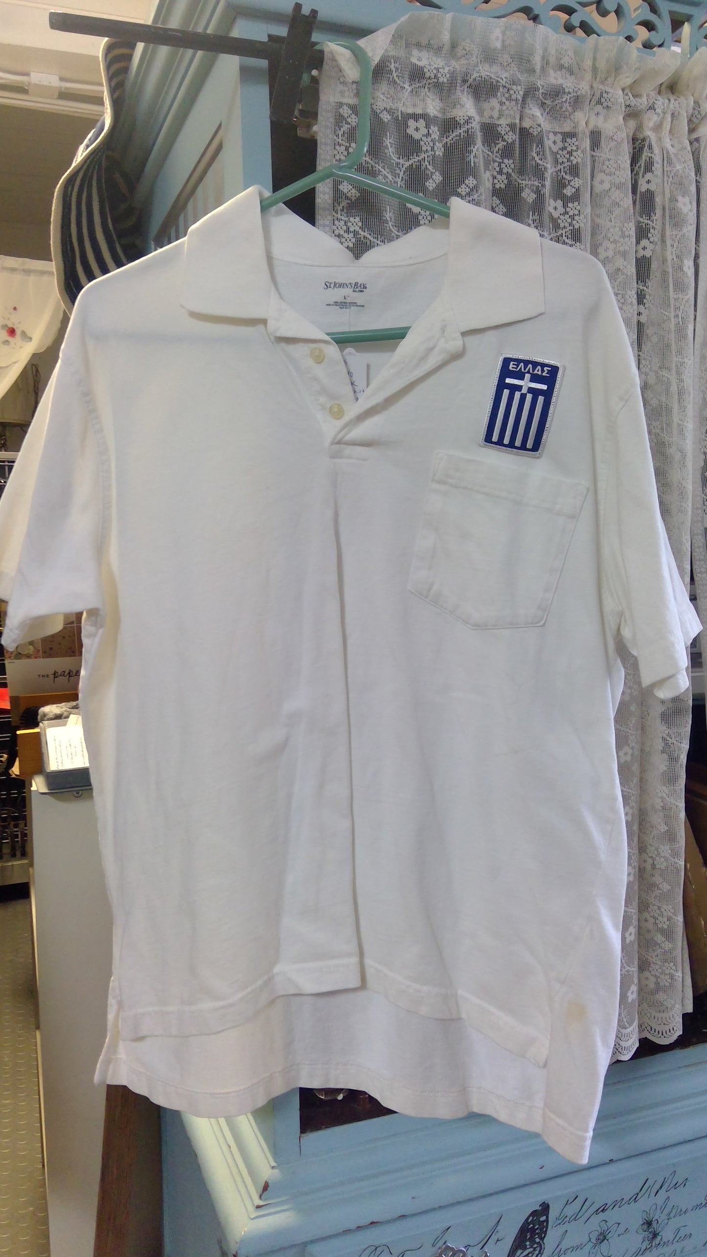 Retro Greek Polo Shirt