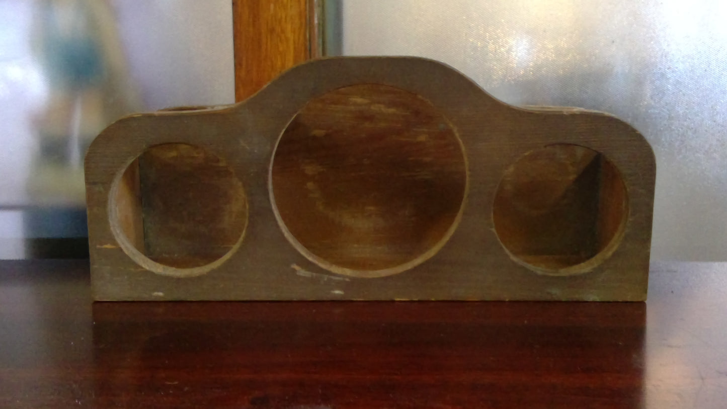 Wooden Bottle display
