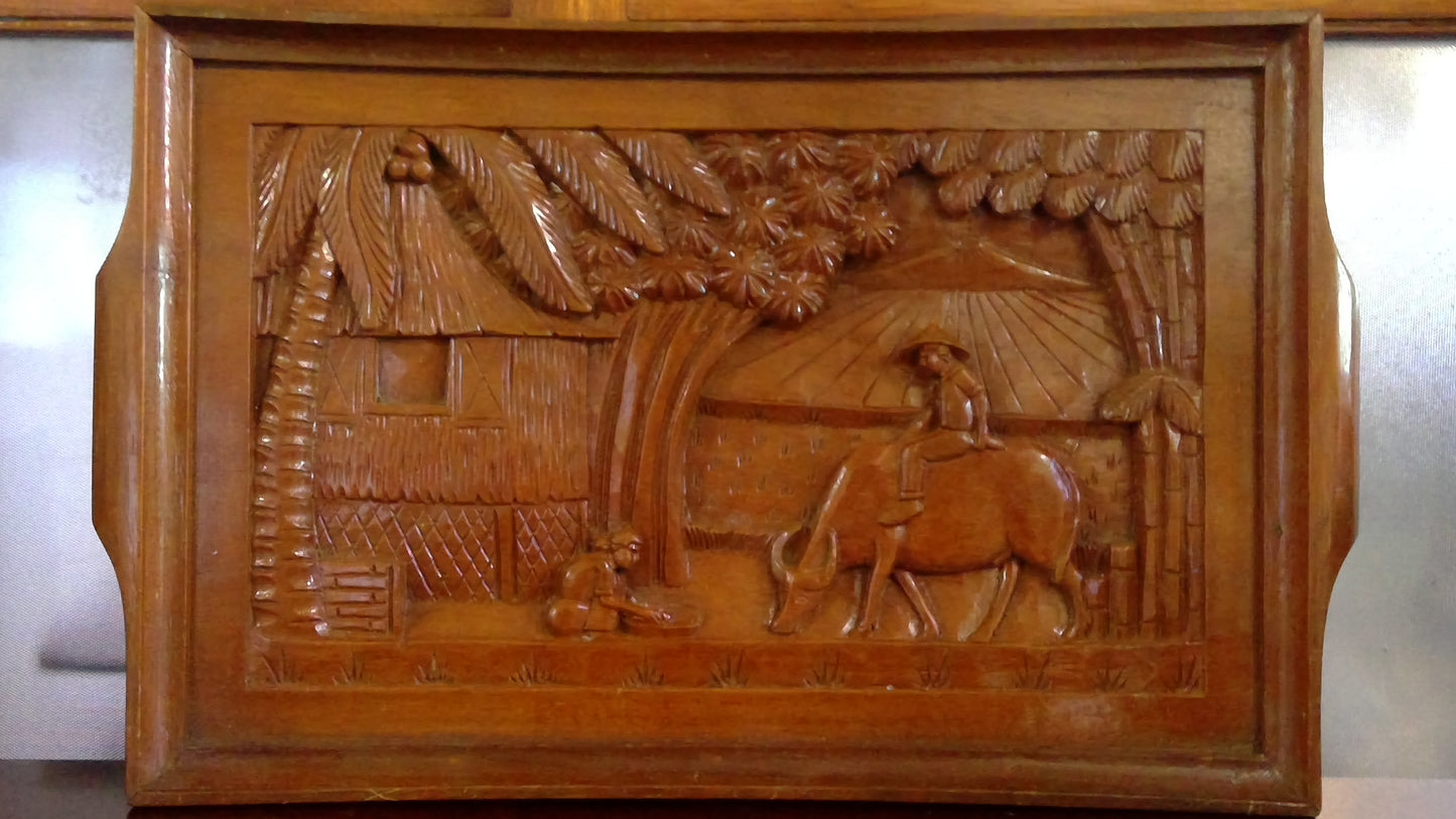 Vintage philippine wood art