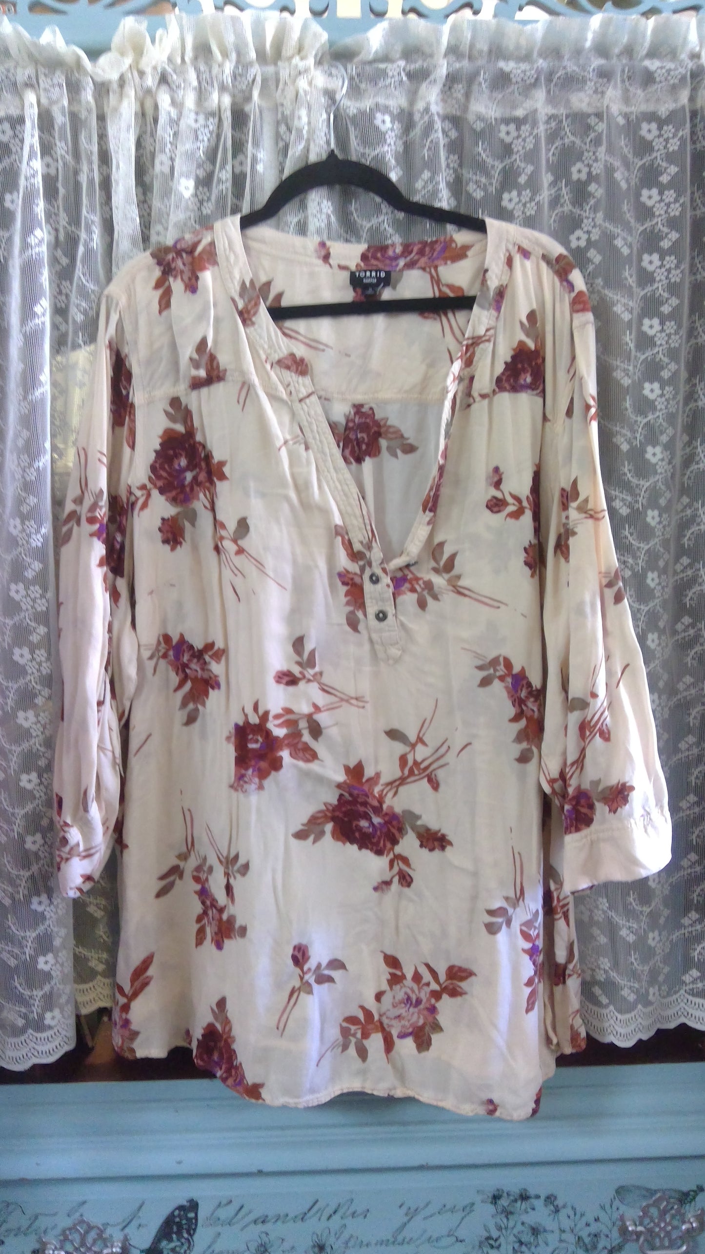 Autumn Floral Blouse