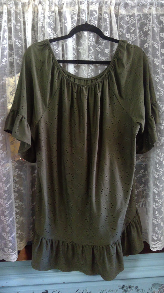 Olive Green Dress