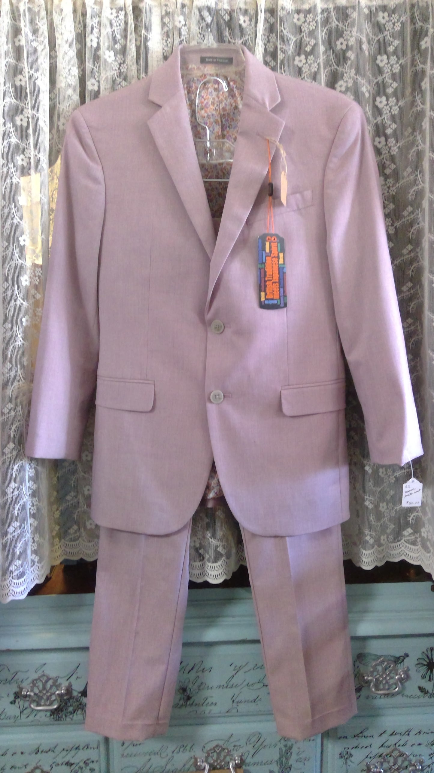 2 pcs Mauve Suit and Pants