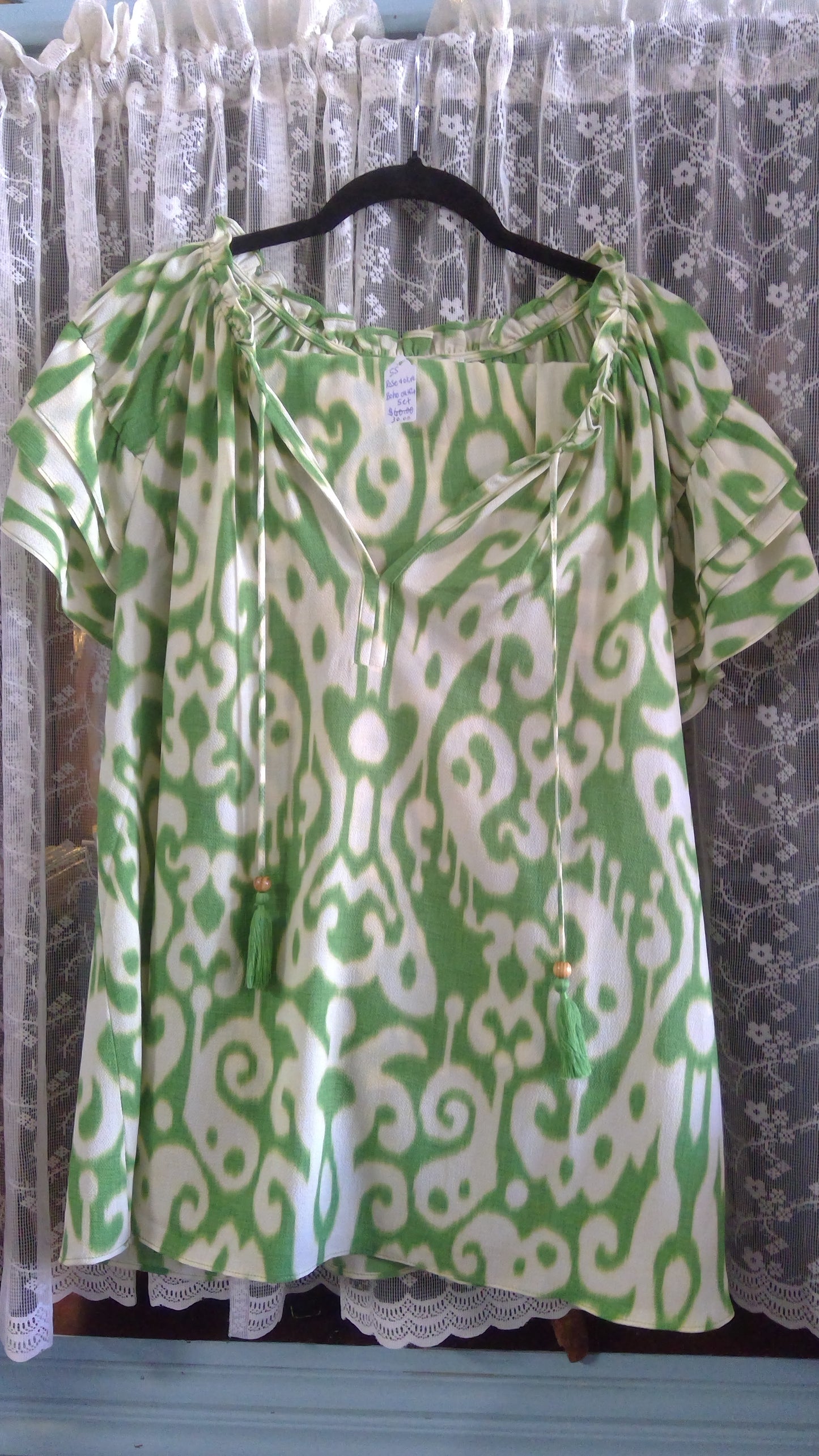 Rose + Olive, 2pc skirt and Top Boho Set