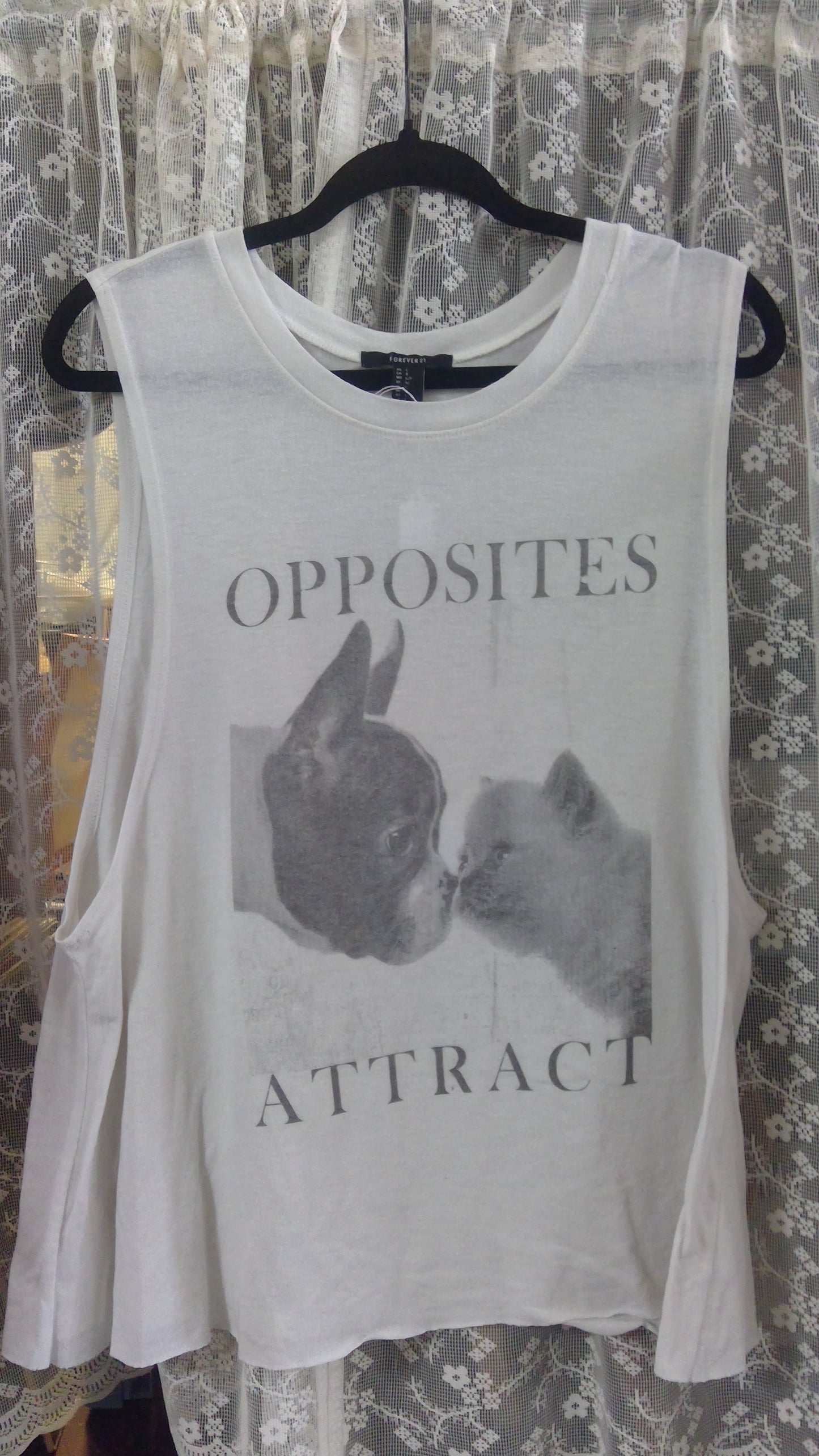 Opposites Attract Graphic Tank