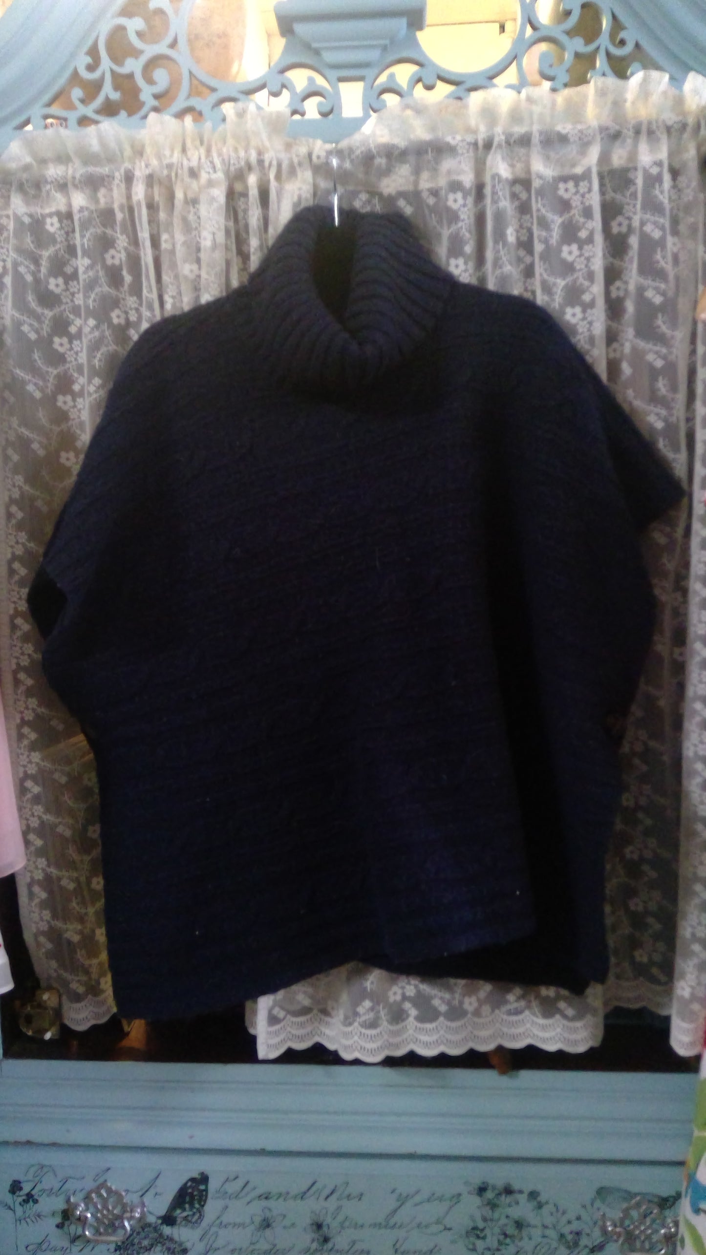 Wool poncho
