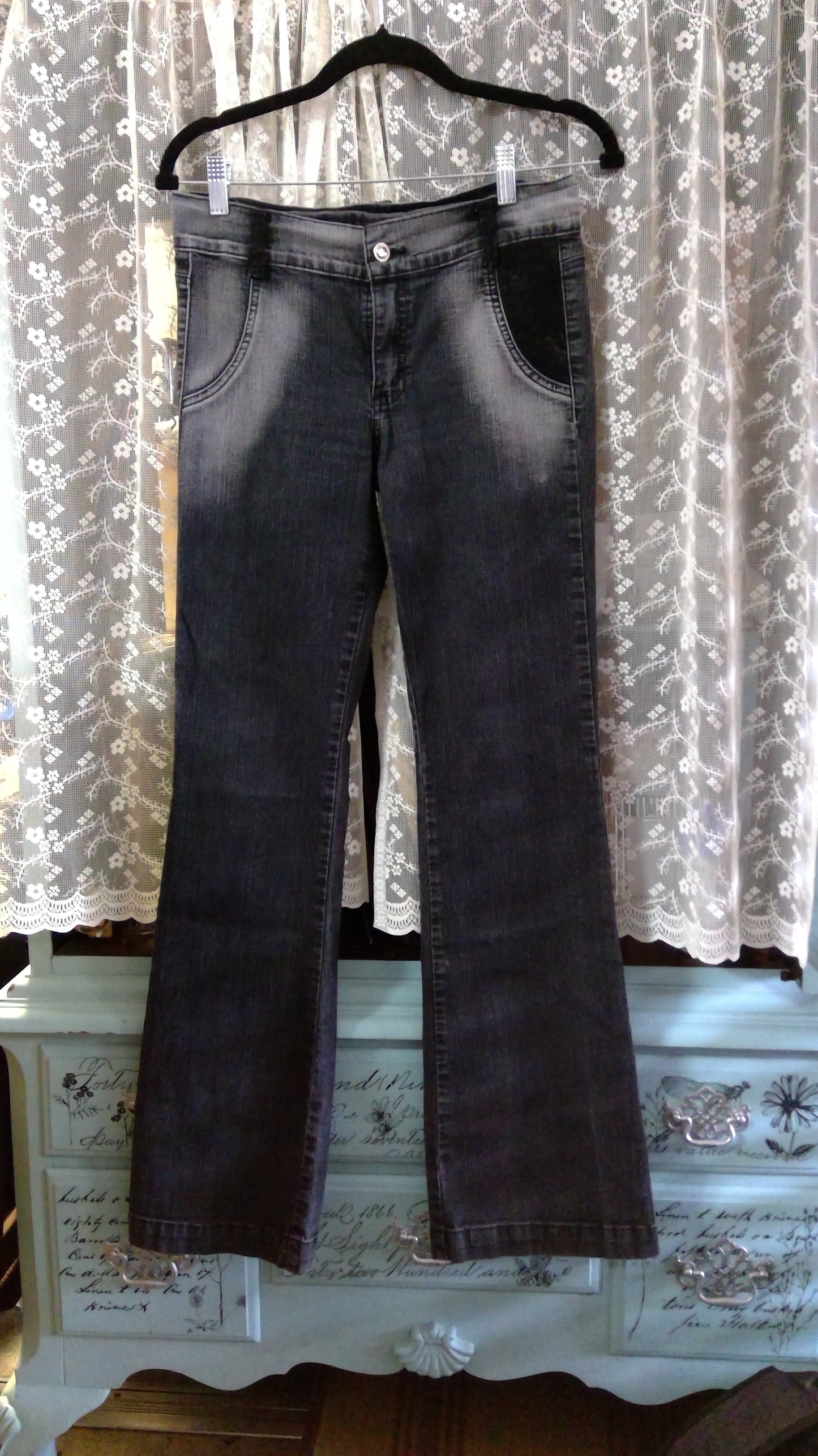 Lace Pocket Jeans