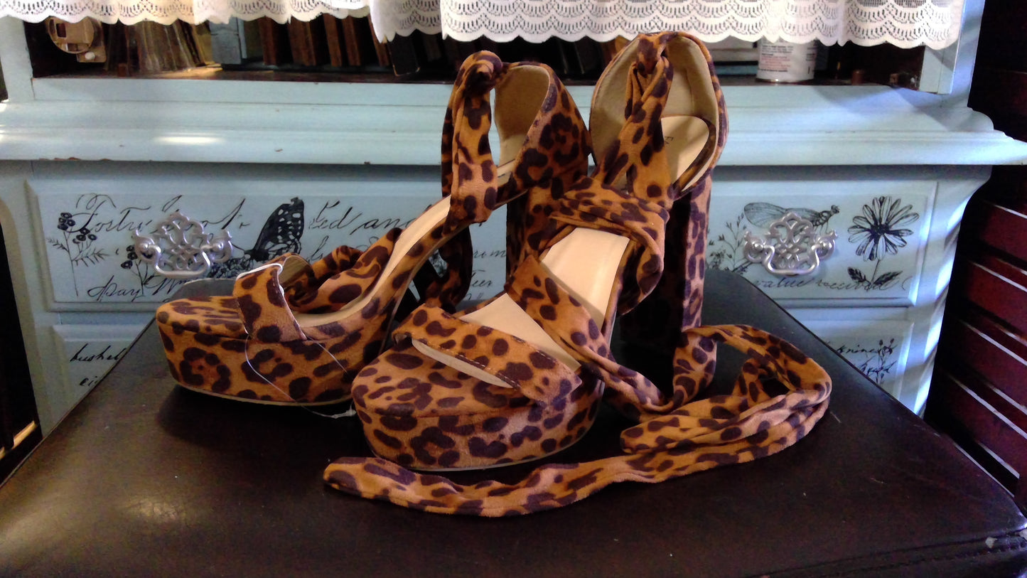 Cheetah Wedge Heels