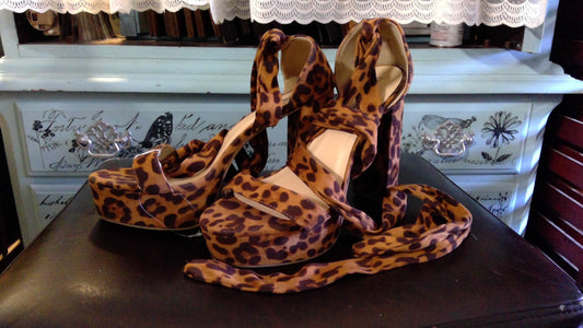 Cheetah Wedge Heels