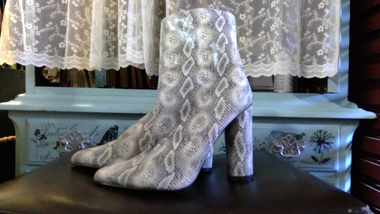 Snake Skin Boots
