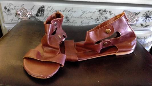 Brown Leather Flats