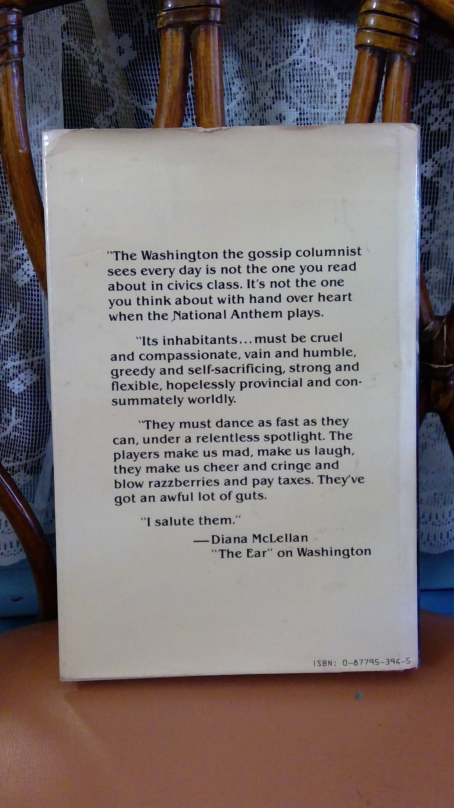 Ear on Washington, A chrestomathy of scandal, rumor and gossip among the capital's elite