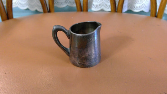 Vintage German Kaufhof Miniature Silverplate Creamer – 0.02 Liter