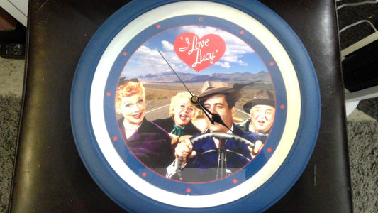 Vintage I Love Lucy Talking Musical Wall Clock – Lucy, Ricky, Fred, and Ethel