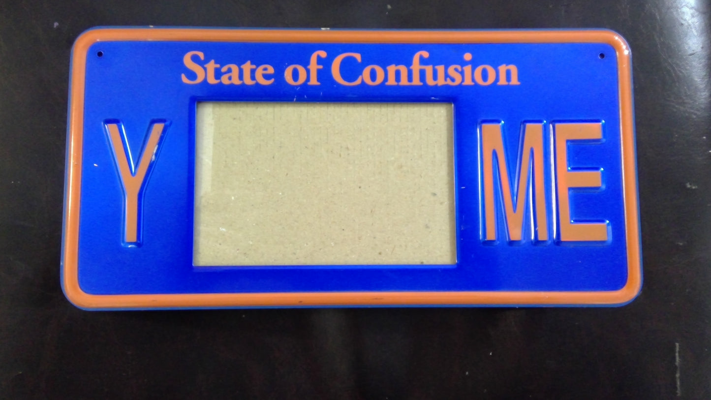VINTAGE 2000 BURNES OF BOSTON “STATE OF CONFUSION – Y ME” PHOTO FRAME