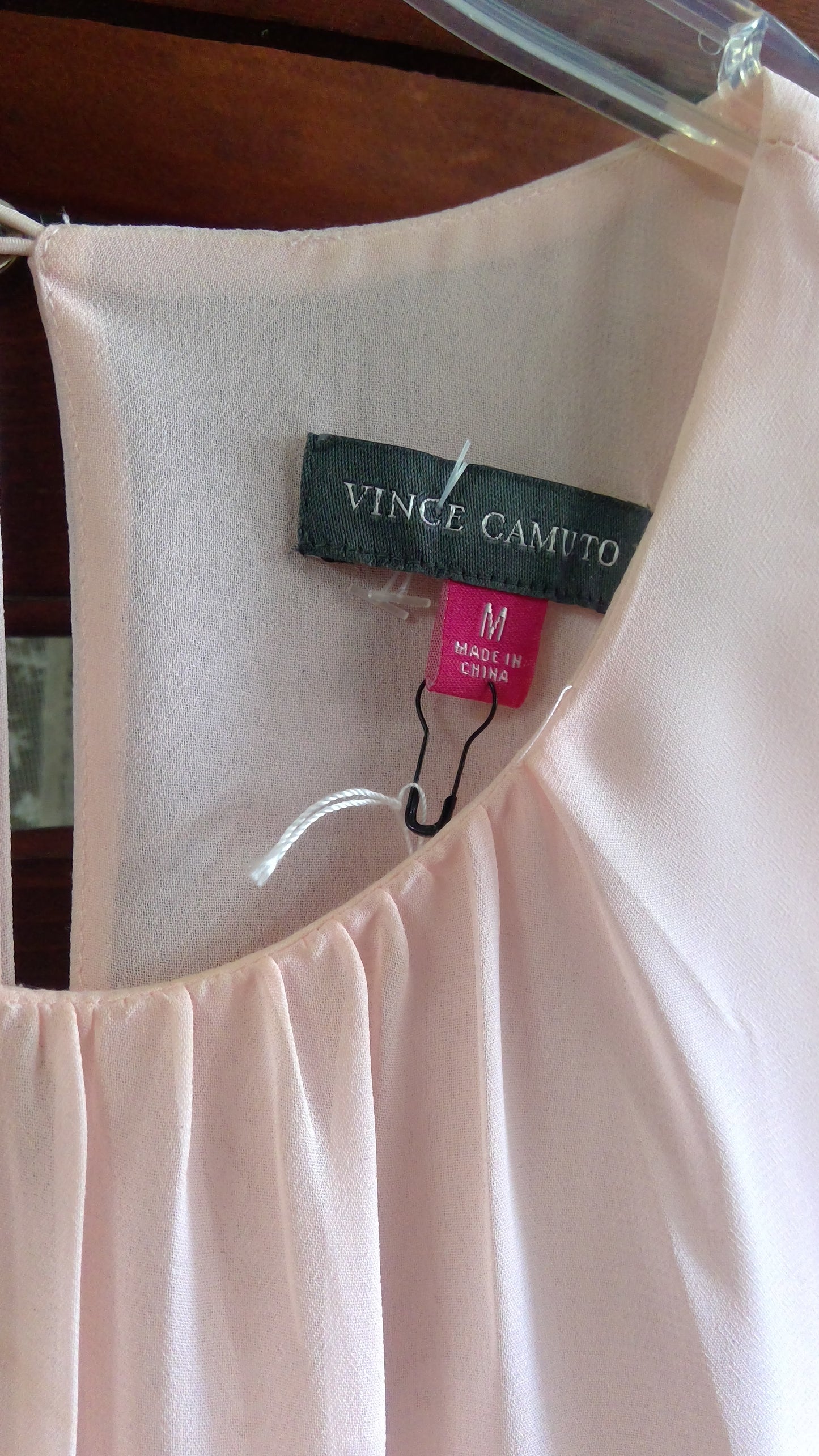 Pink Sheer Tank Top | Vince Camuto | Lightweight Layering Top | Size M