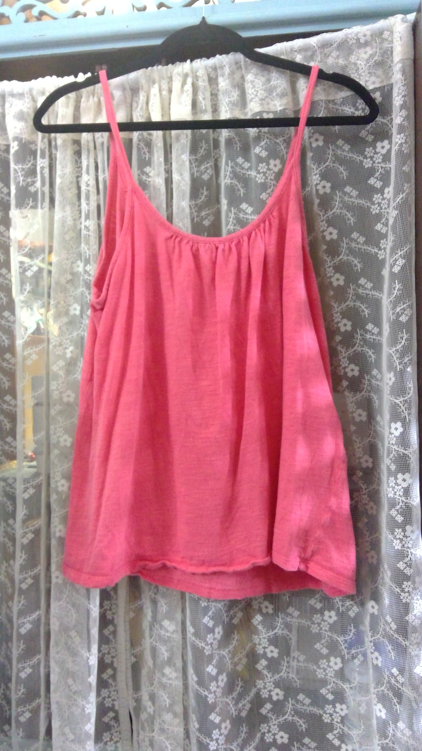 Pink Loose-Fit Spaghetti Strap Tank | The Gap | Size L | Easy Everyday Top