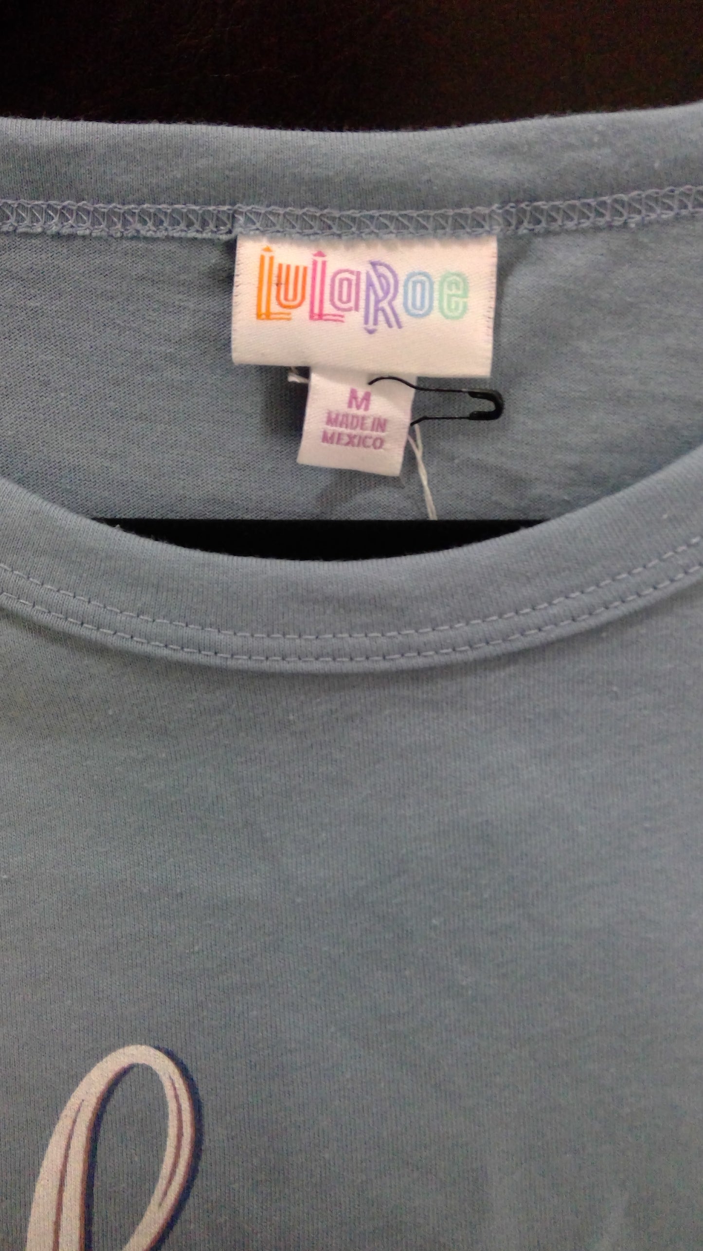 “Love Is Where Your Mom Is” Graphic T-Shirt | LuLaRoe | Baby Blue | Size M
