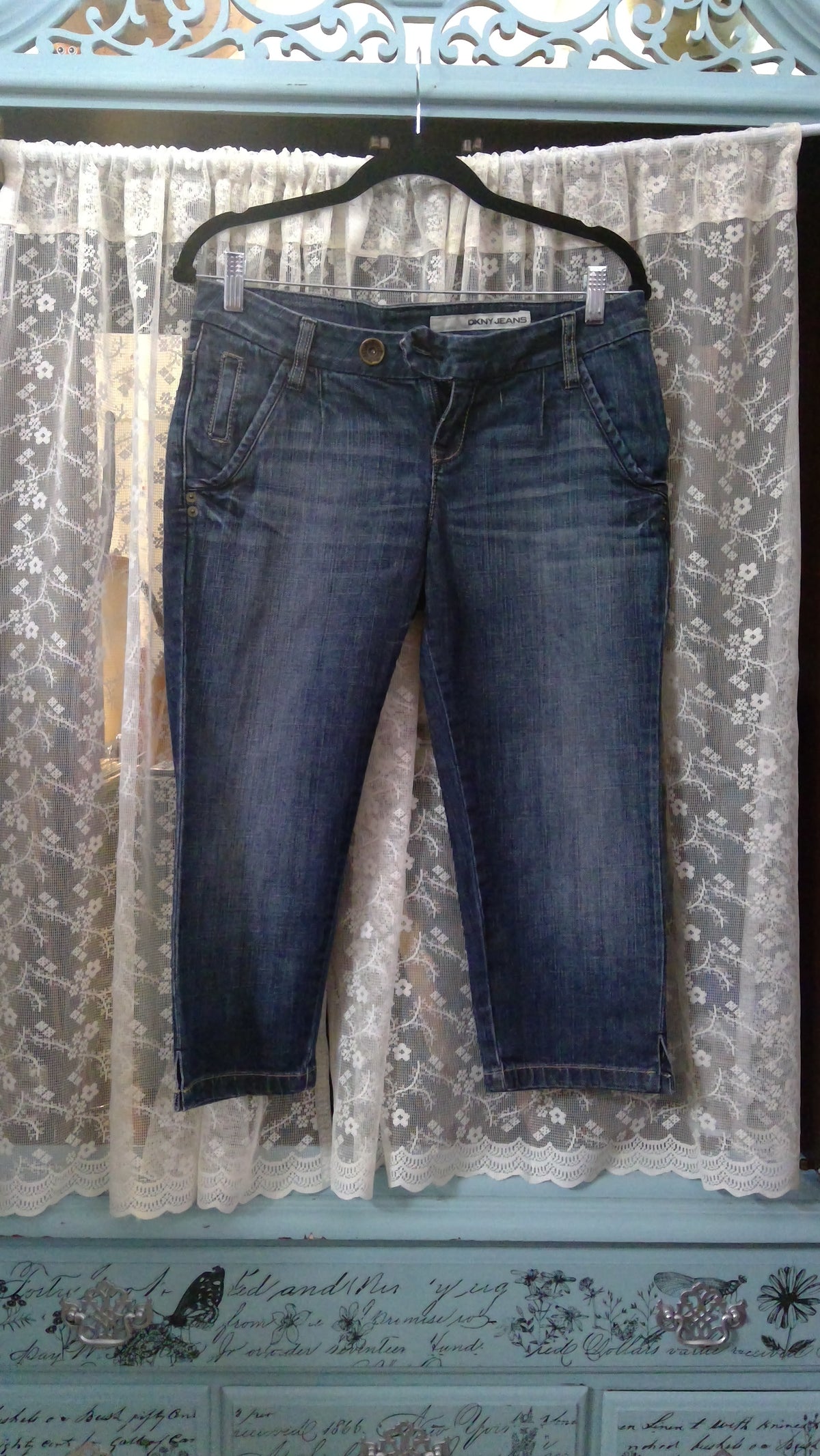 DKNY Curvy Fit Dark Wash Jeans