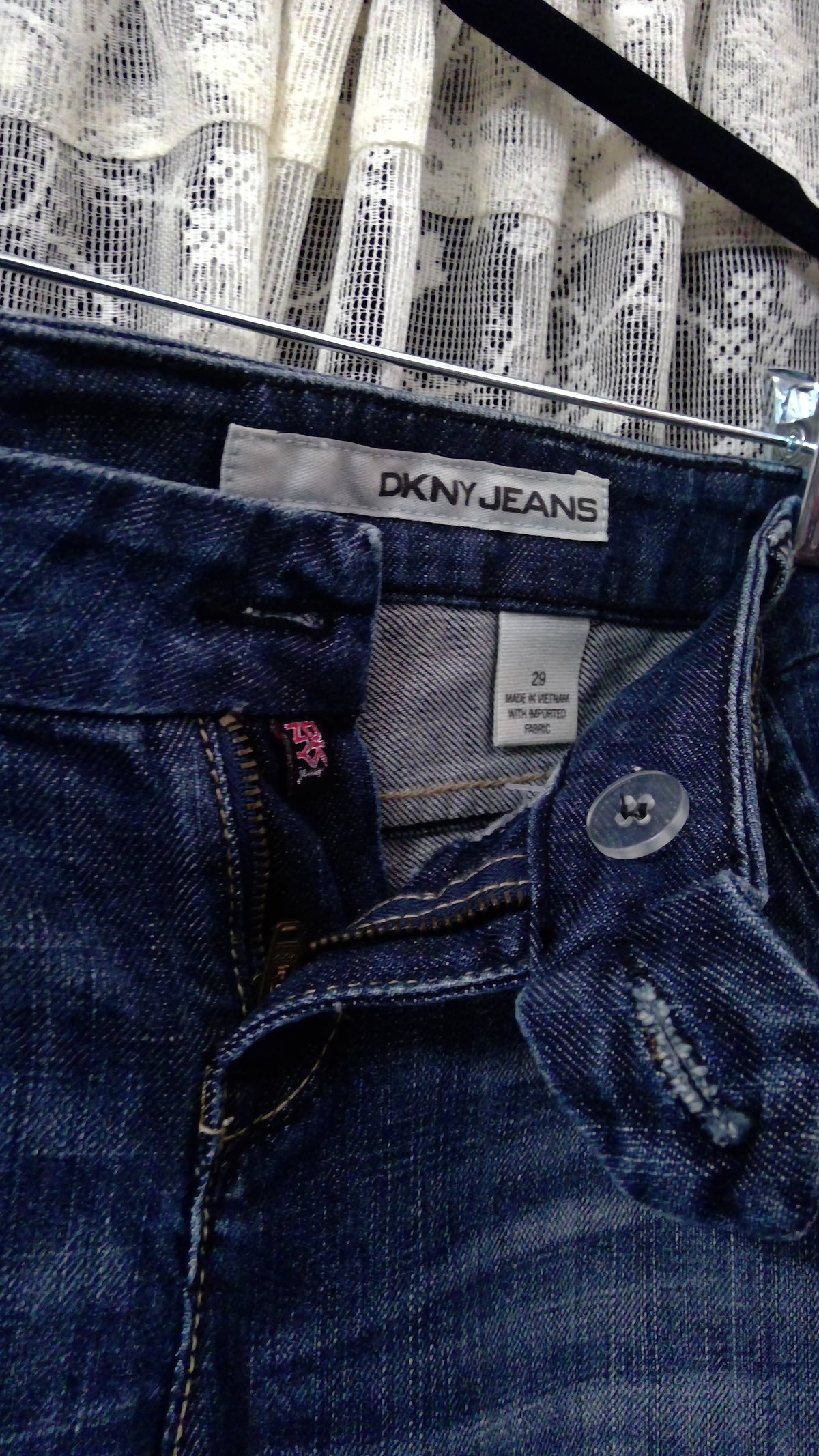 DKNY Curvy Fit Dark Wash Jeans
