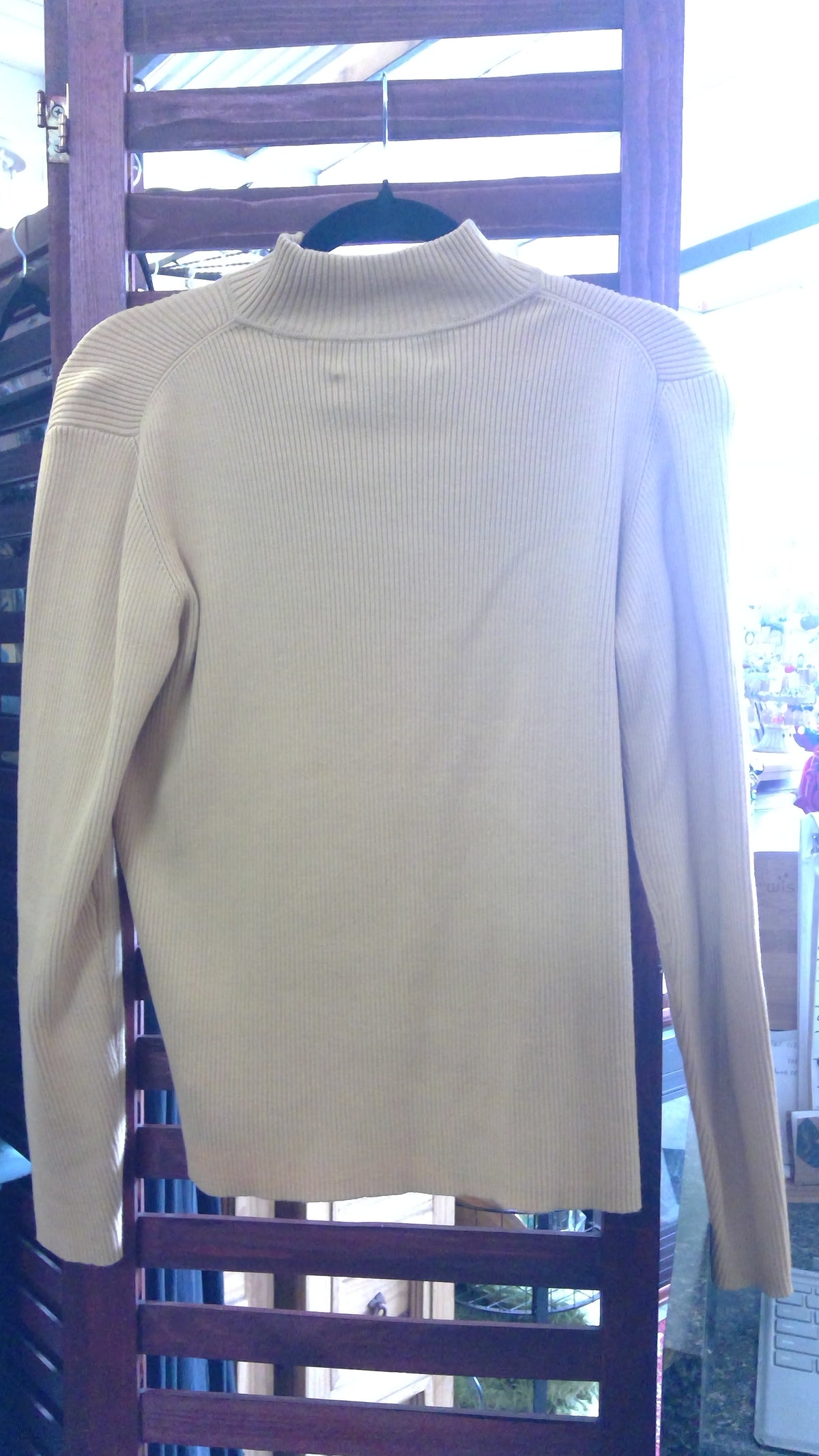 Jones Wear Sport Yellow 100% Cotton Sweater – Size Large