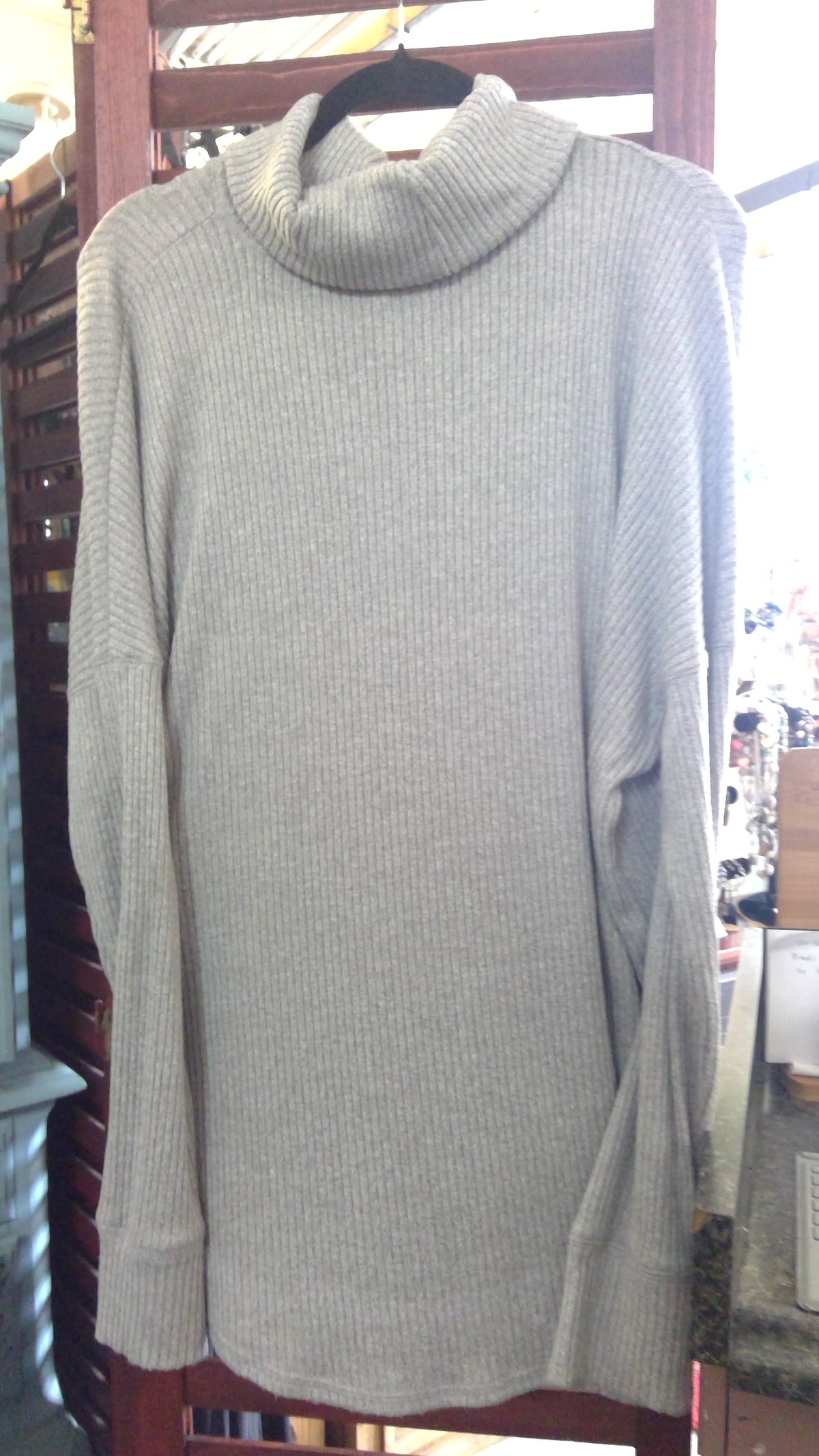 American Eagle 2010s Grey Turtleneck Sweater – Size XL