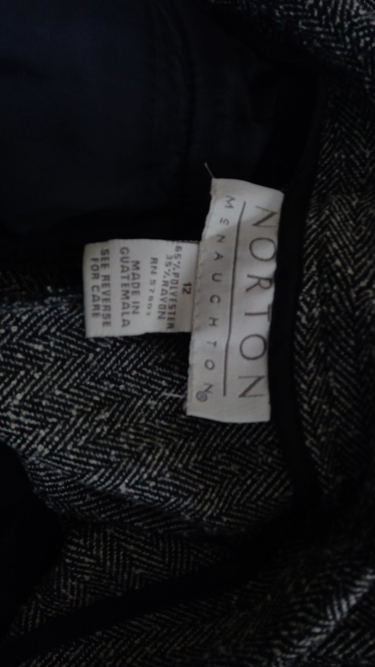 Norton McNaughton High-Waisted Gray Pleated Trousers – Size 12