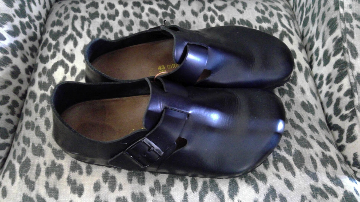 Birkenstock London Oiled Leather Closed-Toe Clogs – Size 43