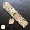 WoodUbend Pack Of Five Solid Flowers WUB1333  1.97 × 1.576 in