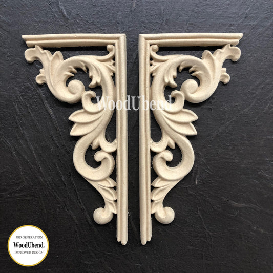 WUB2100 Corner Scroll Set 4.925″ × 2.561″