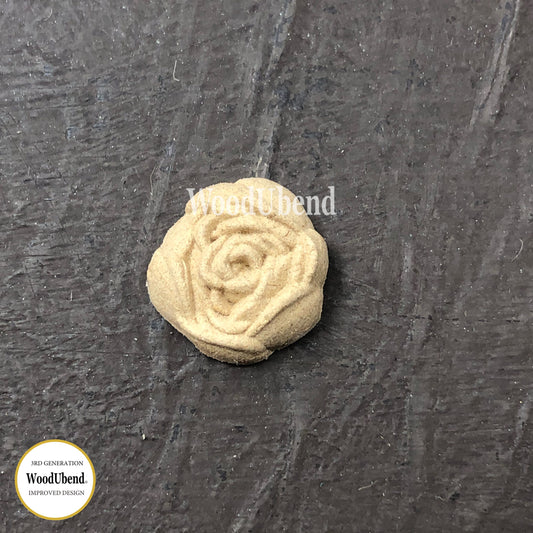 WoodUbend Pack of Five Craft Roses WUB0321 .788 x .8274 in