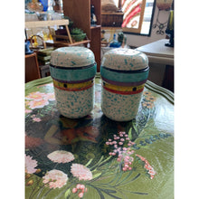 Load image into Gallery viewer, Paradise Treasure Craft Southwest Speckled Salt and Pepper Stoneware Shakers

