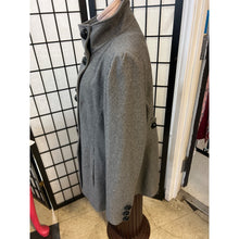 Load image into Gallery viewer, Black Rivet Charcoal Gray Coat wit Large Black Buttons size XL

