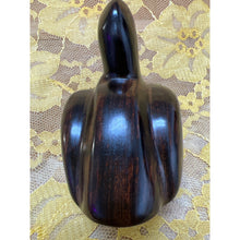 Load image into Gallery viewer, Vintage Hand Carved Iron Wood Duck 2-3/4” tall x 4” Tall
