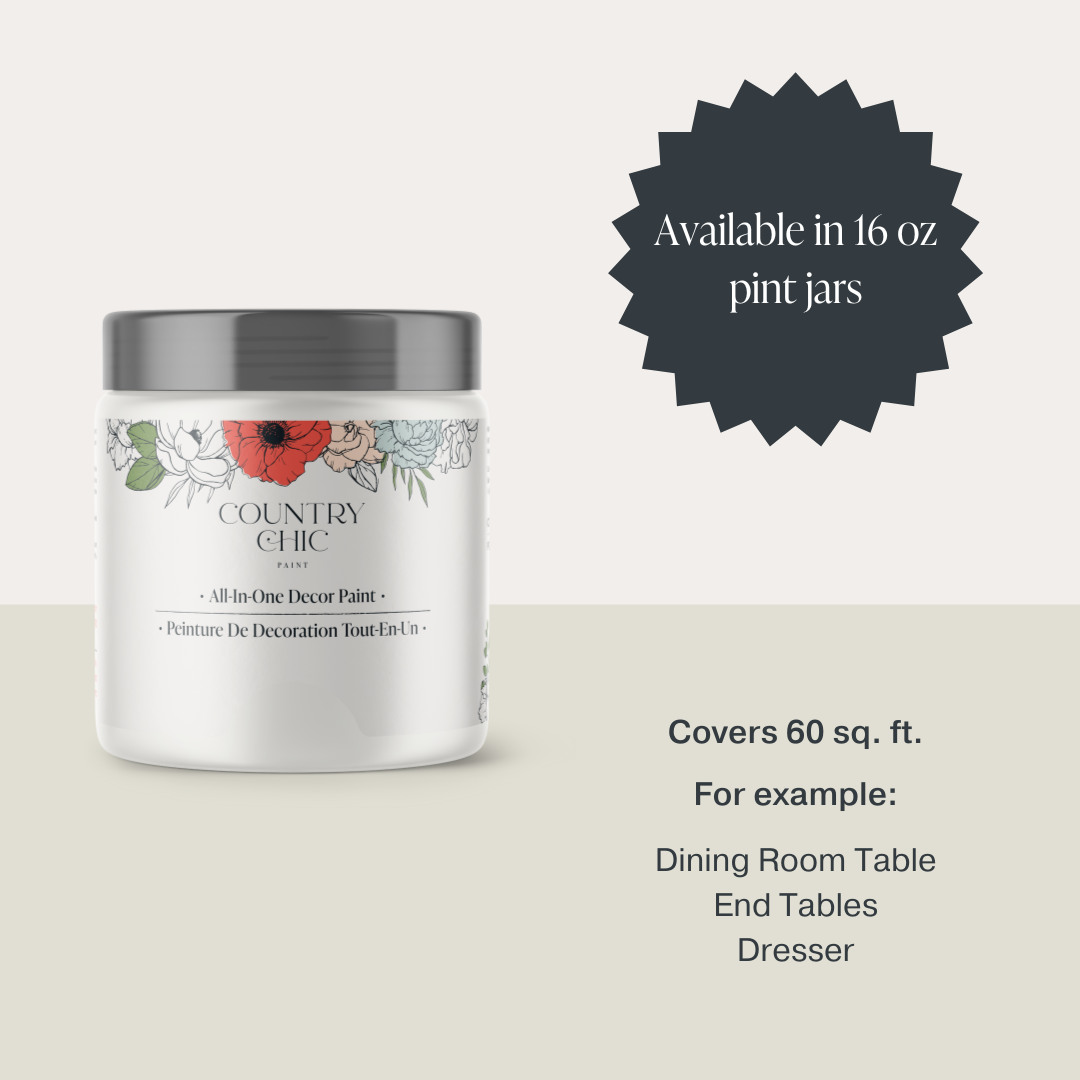 Country Chic Paint - Ethereal Mist - Chalk Style Paint for Furniture & Home Decor: Pint (16 oz)